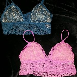 2 for 25 deal. Victorias secrets bralettes